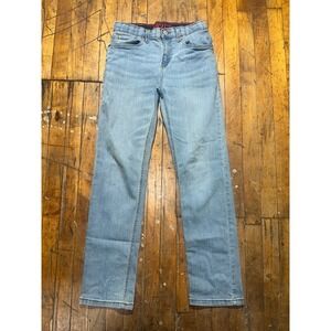 Levi's 514 Jeans Kids Size 16 Blue Denim Regular Fit Flat Front Straight Leg